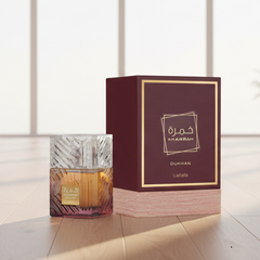 Apa de parfum Lattafa Khamrah Dukhan Unisex, 100 ml