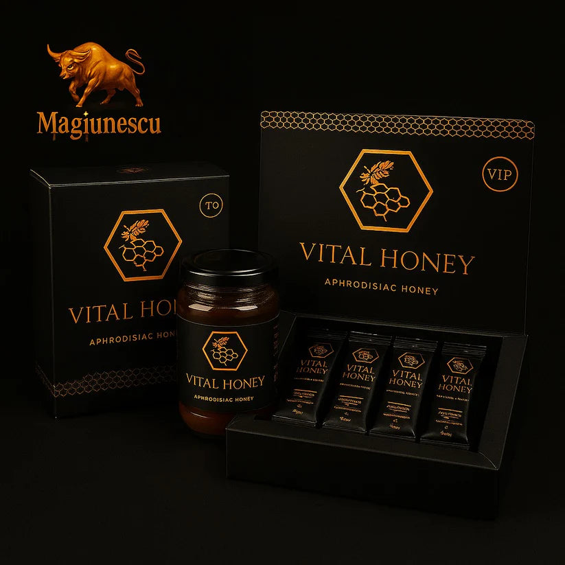 Miere Afrodisiaca Vital Honey 12 plicuri pentru potenta 100 % natural
